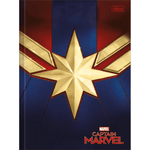 Caderno-Capa-Dura-Brochura-Capita-Marvel-80-Folhas-1X1UN