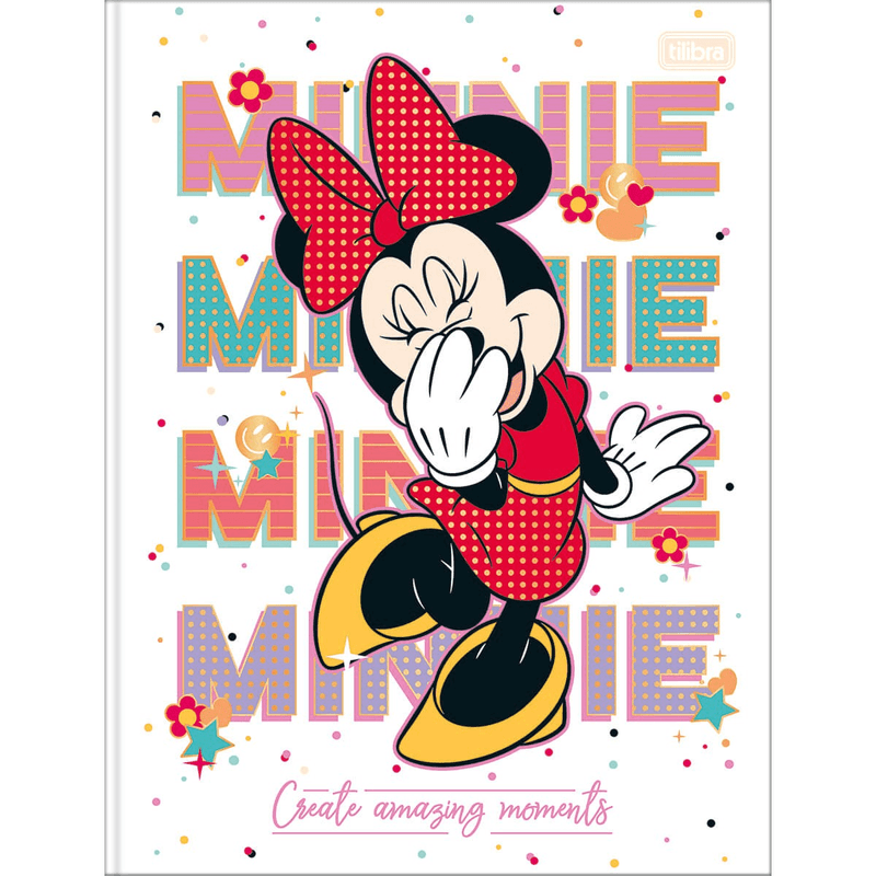 Caderno-Brochura-Capa-Dura-1-Materia-Minnie-80-Folhas-Tilibra-1X1UN