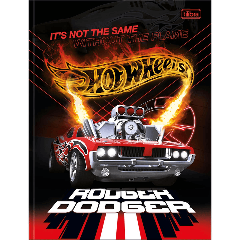 Caderno-Brochura-Capa-Dura-1-Materia-Hot-Wheels-80-Folhas-Tilibra-1X1UN