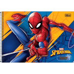 Caderno-Capa-Dura-Espiral-Para-Desenho-Spider-Man-80-Folhas-Tilibra-1X1UN