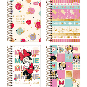 Agenda Diária Espiral Minnie M5 Tilibra