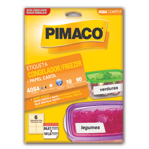 ETIQUETA PIMACO 4084 CONGELADOR/FREEZER