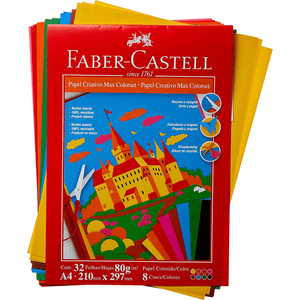 BLOCO CRIATIVO FABER M COLORSET 80G 32F