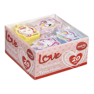 BORRACHA MOLIN LOVE UNICORNIO R-22871