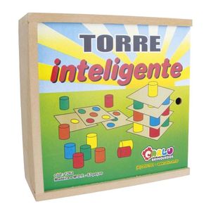 Brinquedo Torre Inteligente 63 Peças 1262 - Carlu