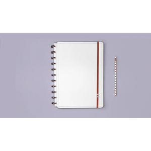 Caderno Inteligente All White 80 Folhas Grande