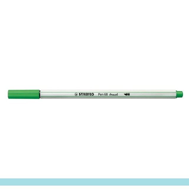 Caneta-Stabilo-Brush-Pen-68-Verde-Folha-1X1UN