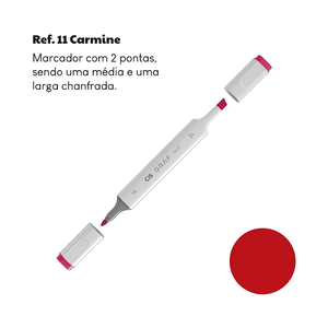 Marcador Artístico Graf Duo Brush Carmine Cis