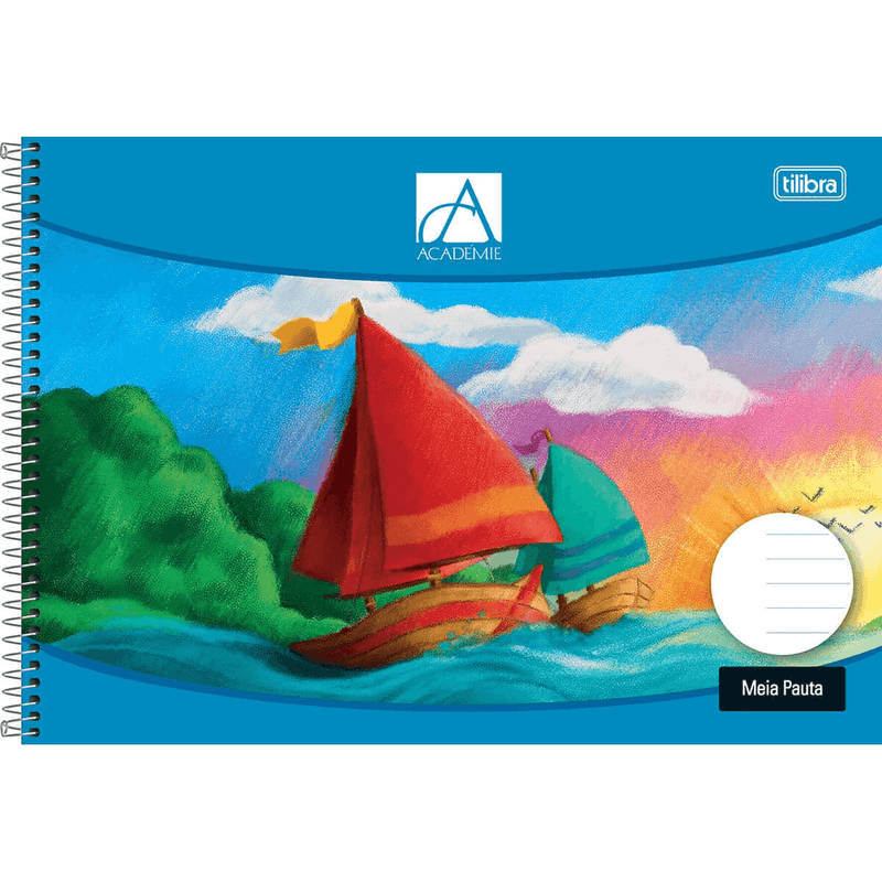 Caderno-Brochura-Capa-Dura-1-Materia-Aloha-80-Folhas-Tilibra-1X1UN