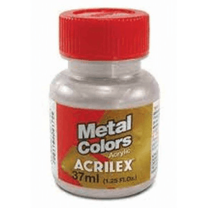 Tinta Acrílica Metal Colors   37  ml Prata 533 - Acrilex