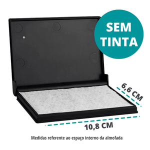 Almofada para Carimbo Nr3 Sem Tinta - Radex