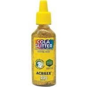 Cola Glitter Ouro 23 g  - Acrilex