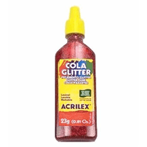 Cola Glitter 205 23G Vermelho Acrilex