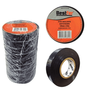 FITA ISOLANTE BESTFER PRETA ANTIC 18X30M