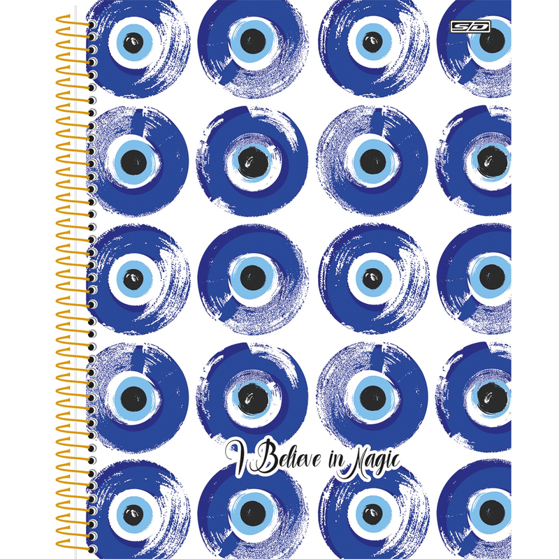 PLANNER-ANUAL-CAPA-DURA-ESPIRAL-I-BELIEVE-IN-MAGIC-80-FOLHAS-SAO-DOMIMGOS-1X1UN