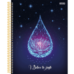 PLANNER-ANUAL-CAPA-DURA-ESPIRAL-I-BELIEVE-IN-MAGIC-80-FOLHAS-SAO-DOMIMGOS-1X1UN