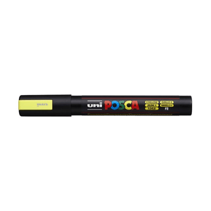 Caneta Uni Posca Pc-5m Amarelo Fluorescente