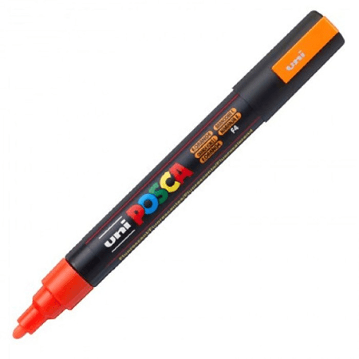 Caneta-Uni-Posca-Pc-5m-Laranja-Fluorescente-1X1UN