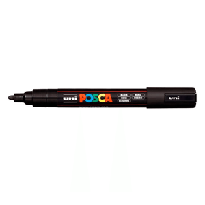 Marcador Uni Pc-5M Preto - Uniball