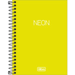 Caderno-Capa-Flexivel-1-8-Sem-Pauta-Neon-Verde-Lima-80-Folhas-Tilibra-1X1UN