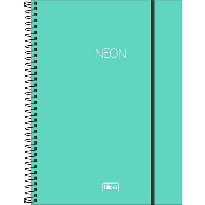 Caderno-Espiral-10-Materias-Turquesa-Neon-160-Folhas-Tilibra-1X1UN