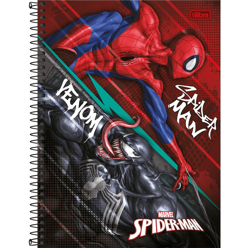 Caderno-Espiral-Capa-Dura-1-Materia-Spider-Man-80-Folhas-Tilibra-1X1UN