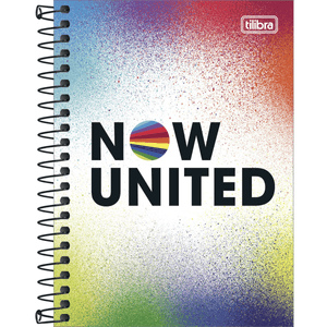 Caderno Capa Dura  Espira 1/8 Now United 80 Folhas - Tilibra