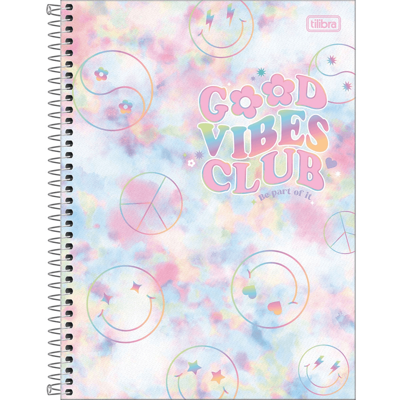 Caderno-Espiral-Capa-Dura-10-Materias-Good-Vibes-160-Folhas-Tilibra-1X1UN