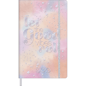 Caderno Capa Dura Fitto G Good Vibes 80 Folhas Tilibra