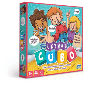 Brinquedo Educativo Letras ao Cubo 002718 - Toyster