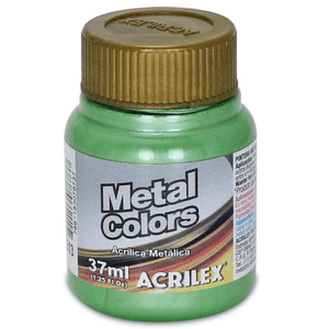 Tinta Acrílica Metal Colors   37  ml Verde Musgo - Acrilex