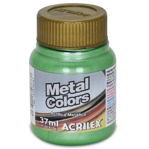 Tinta-Acrilica-Verde-Musgo-37ml-Metal-Colors-Acrilex-1X1UN