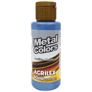 Tinta Acrílica Metal Colors   60  ml Azul Mar 535 - Acrilex