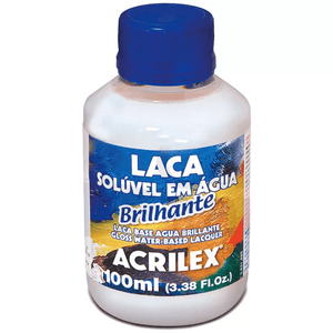 Laca Brilhante Solúvel Em Água 100ml Acrilex