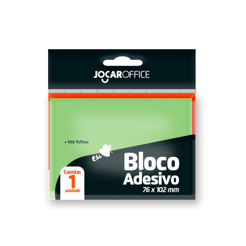 BLOCO-ADESIVO-76X102MM-VERDE-NEON-100-FOLHAS-JOCAR-OFFICE-1X1UN