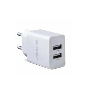 CARREGADOR 2USB SMART MULTILASER BR