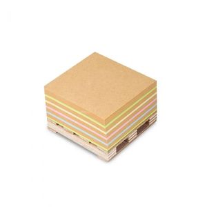 Bloco Adesivo Cubo Kraft Color 400 Folhas Maxpr