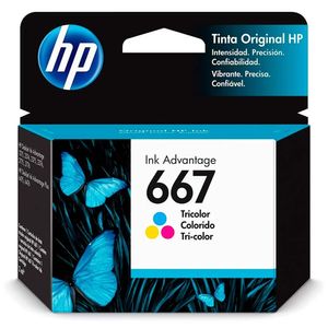 Cartuchode  Tinta 667 Colorido 2  ml - HP