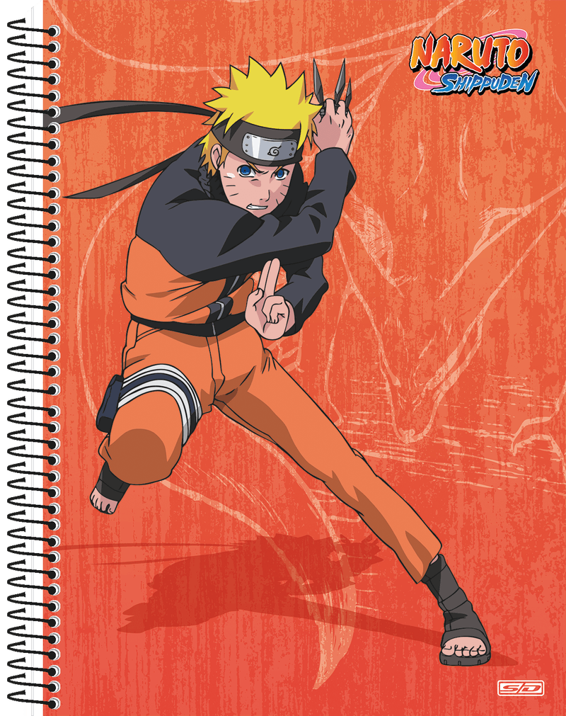 CADERNO-UNIVERSITARIO-ESPIRAL-CAPA-DURA-10-MATERIAS-160-FOLHAS-NARUTO---SAO-DOMUNGOS-1X1UN