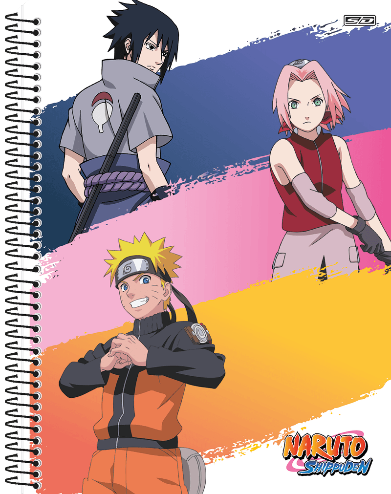 CADERNO-UNIVERSITARIO-ESPIRAL-CAPA-DURA-10-MATERIAS-160-FOLHAS-NARUTO---SAO-DOMUNGOS-1X1UN