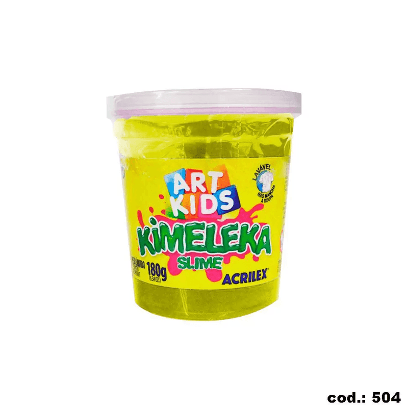 Kimeleka-Slime-Amarelo-Limao-180g-1X1UN