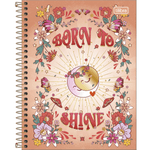 Caderno-Colegial-Capa-Dura-Gypsy-10-Materias-160-Folhas-Tilibra-1X1UN