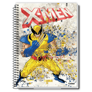 CADERNO CD  DESENHO CREDEAL  X-MEN LIG 80F