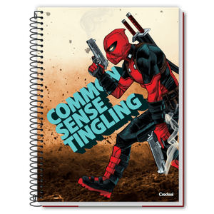 Caderno Brochura Capa Dura DEADPOOL 80 F Credeal