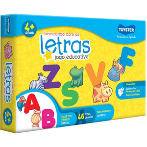 Brinquedo Educativo Brincando com as Letras - Toyster