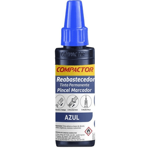 Reabastecedor para  Pincel Atômico 30 ml  Azul - Compactor