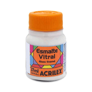 Esmalte Vitral Branco 37ml Acrilex