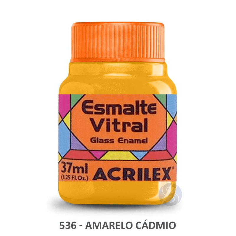 Esmalte-Vitral-37ml-Amarelo-Acrilex-1X1UN