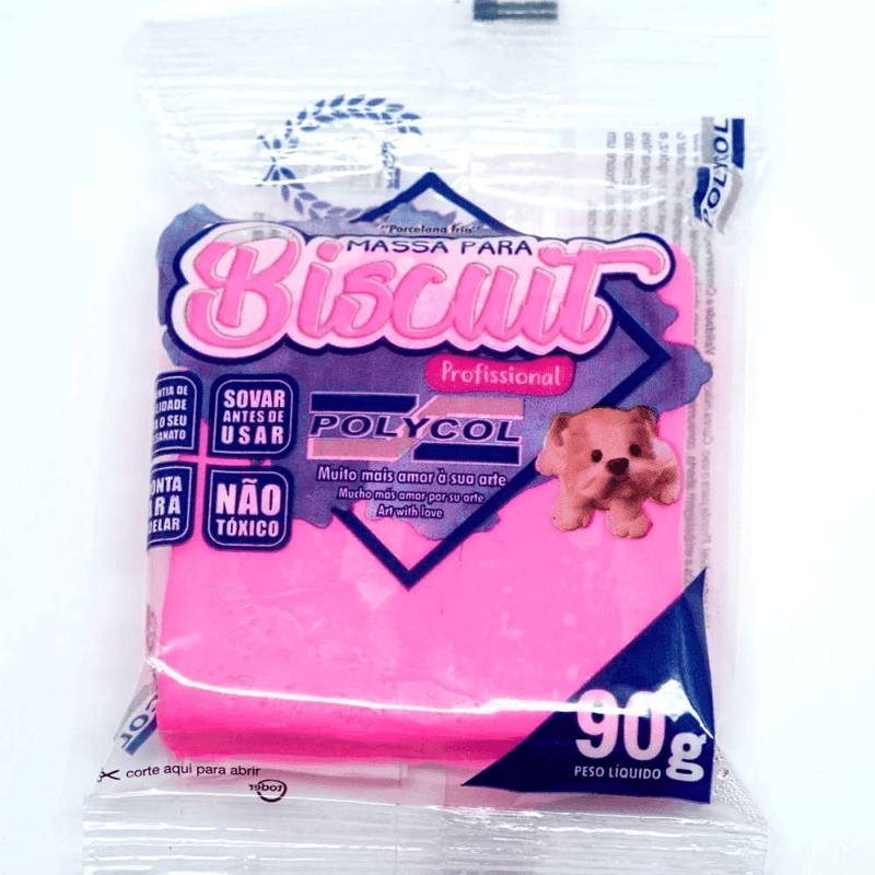 MASSA-BISCUIT-ROSA-ESCURO-90G-POLYCOL-1X1UN