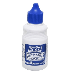 TINTA REABASTECEDOR PARA MARCADOR QUADRO BRANCO 40ML AZUL RADEX